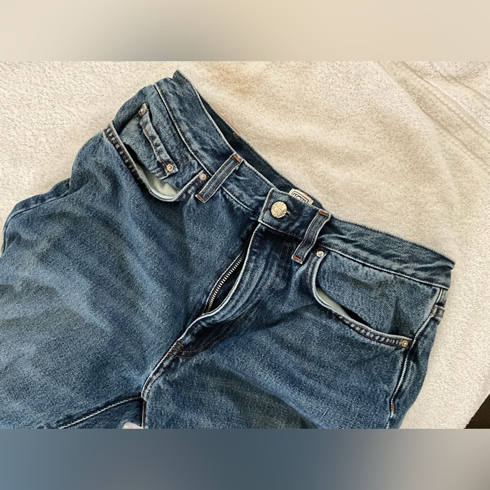 Toteme Mid-Rise Classic Cut Straight-Leg Denim Jeans, brand new